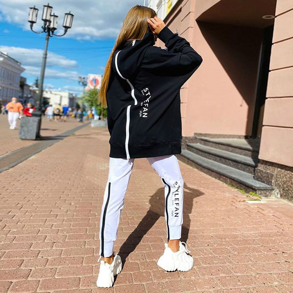 2 Piece Set Women Joggers Tracksuit