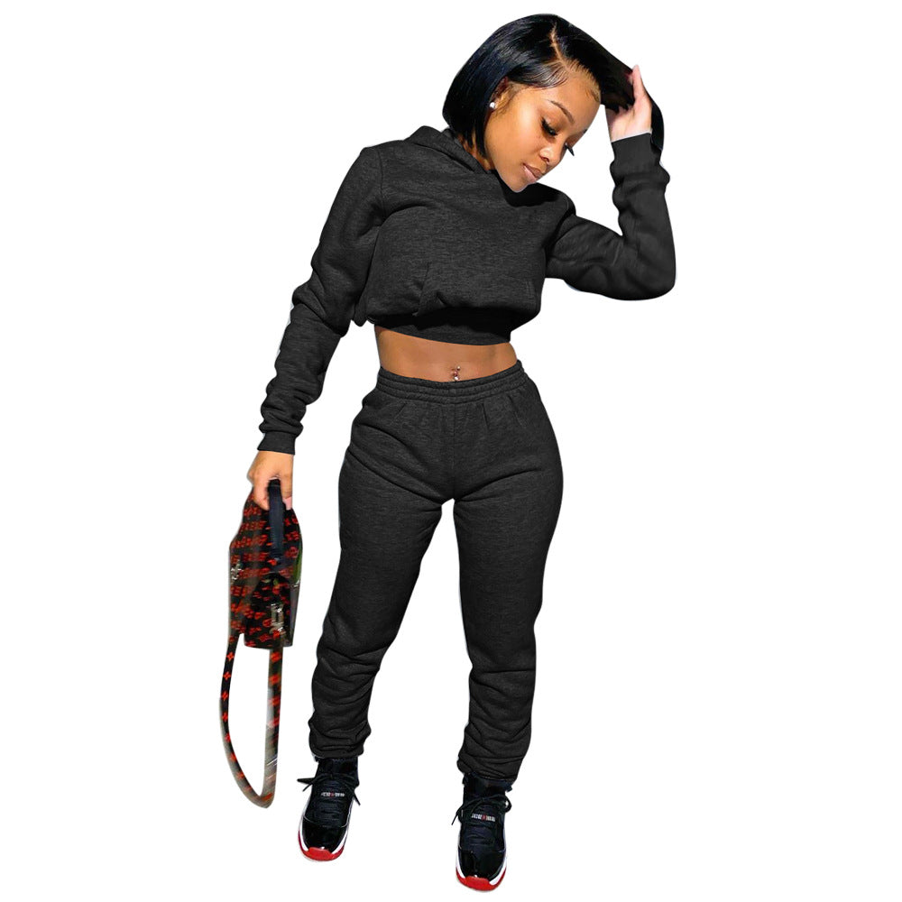 Sweat Suit Joggers Sweatpants and Hoodie Set- Fleece