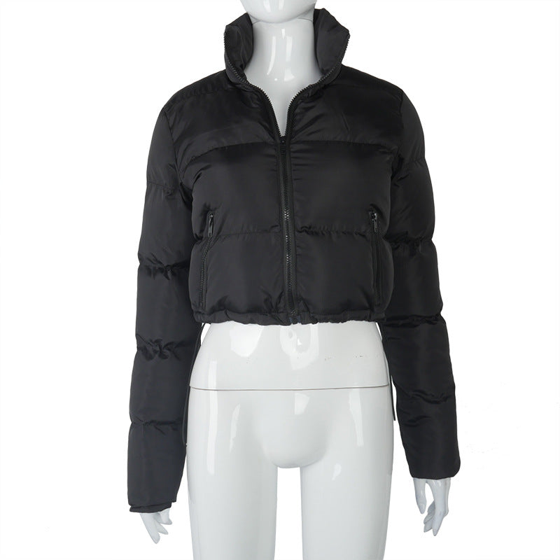 Winter Crop Bubble Coat/Puffer Jacket