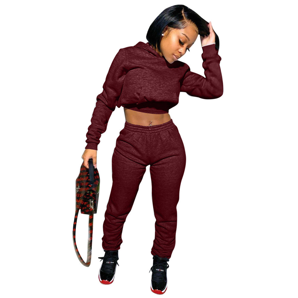 Sweat Suit Joggers Sweatpants and Hoodie Set- Fleece