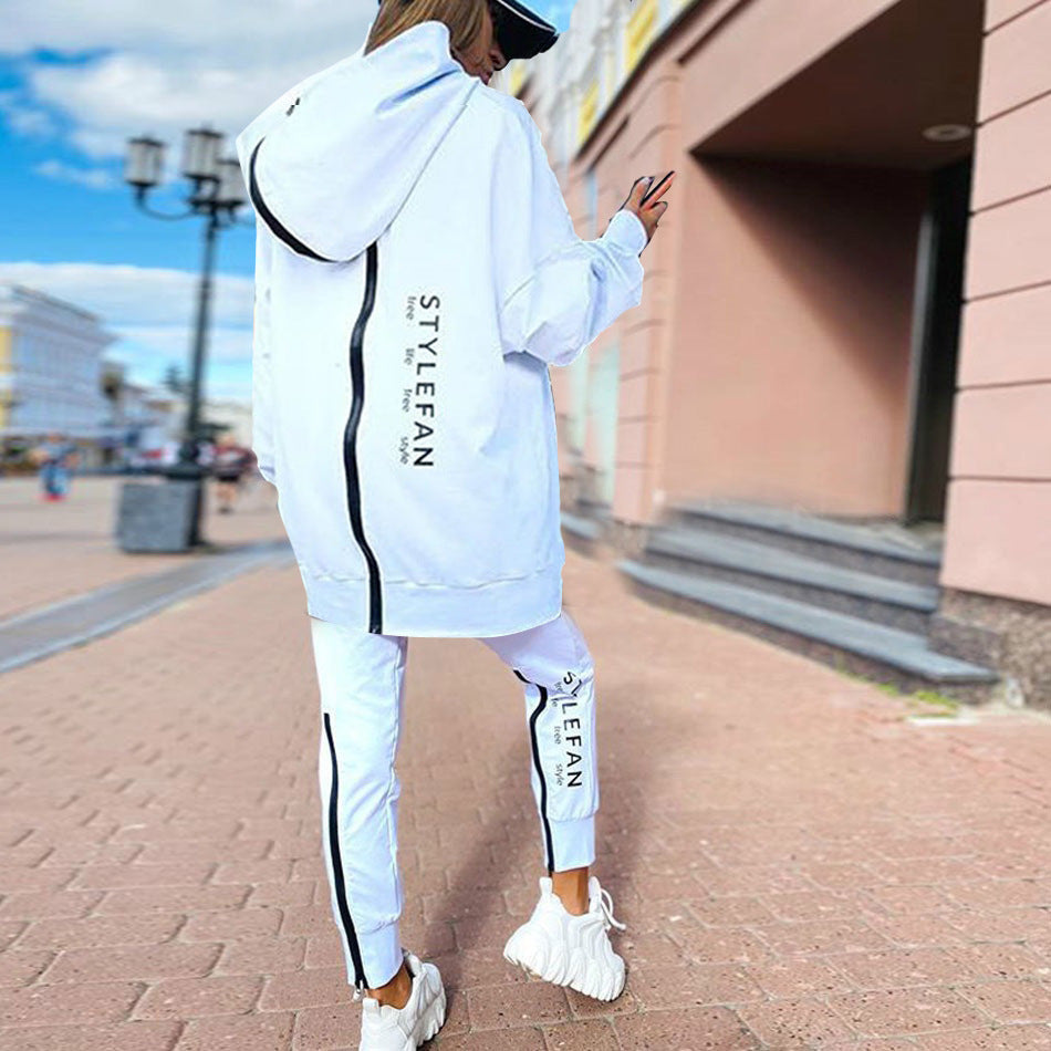 2 Piece Set Women Joggers Tracksuit